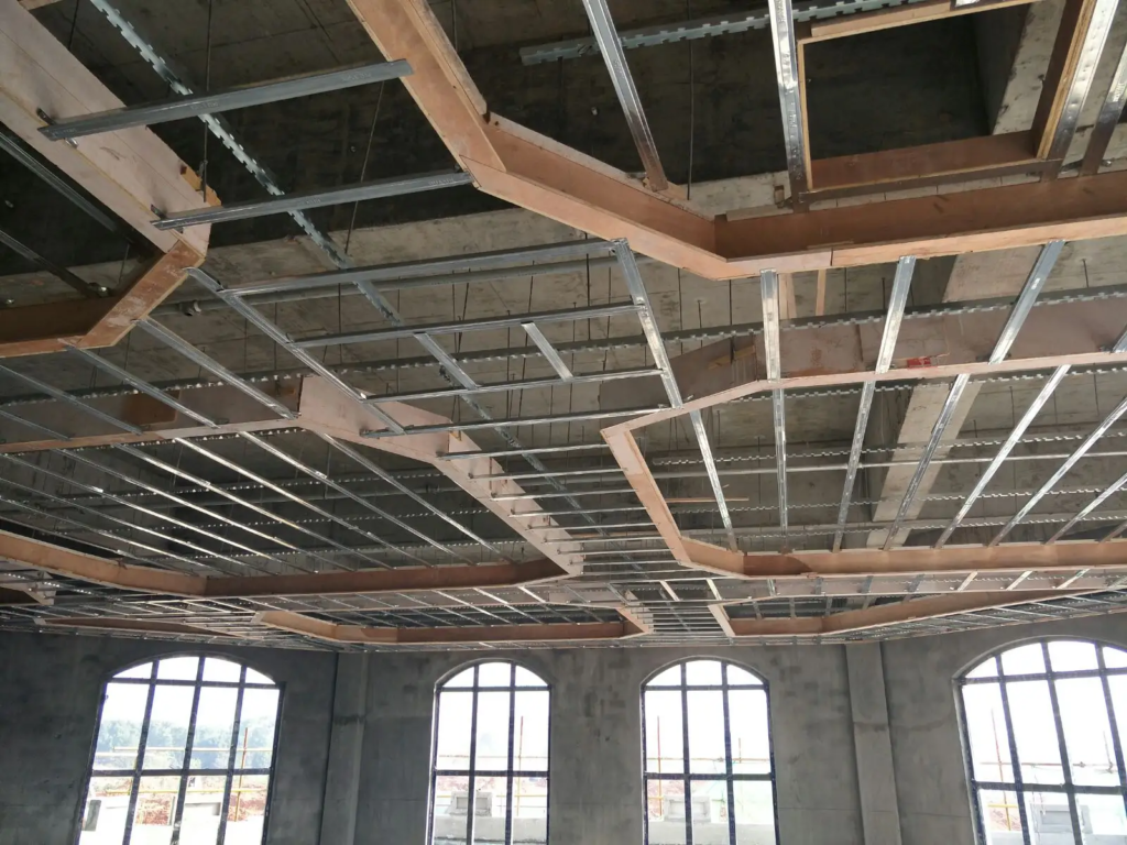ceiling steel profile installation